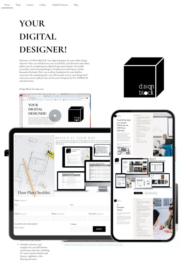 Interactive Design Questionnaire & Report Generator — Interior Design Plans