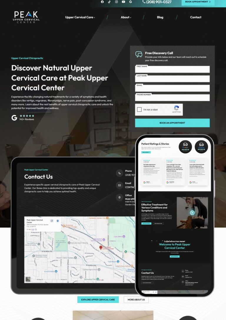Chiropractic Clinic — Lead Generation & Content Platform