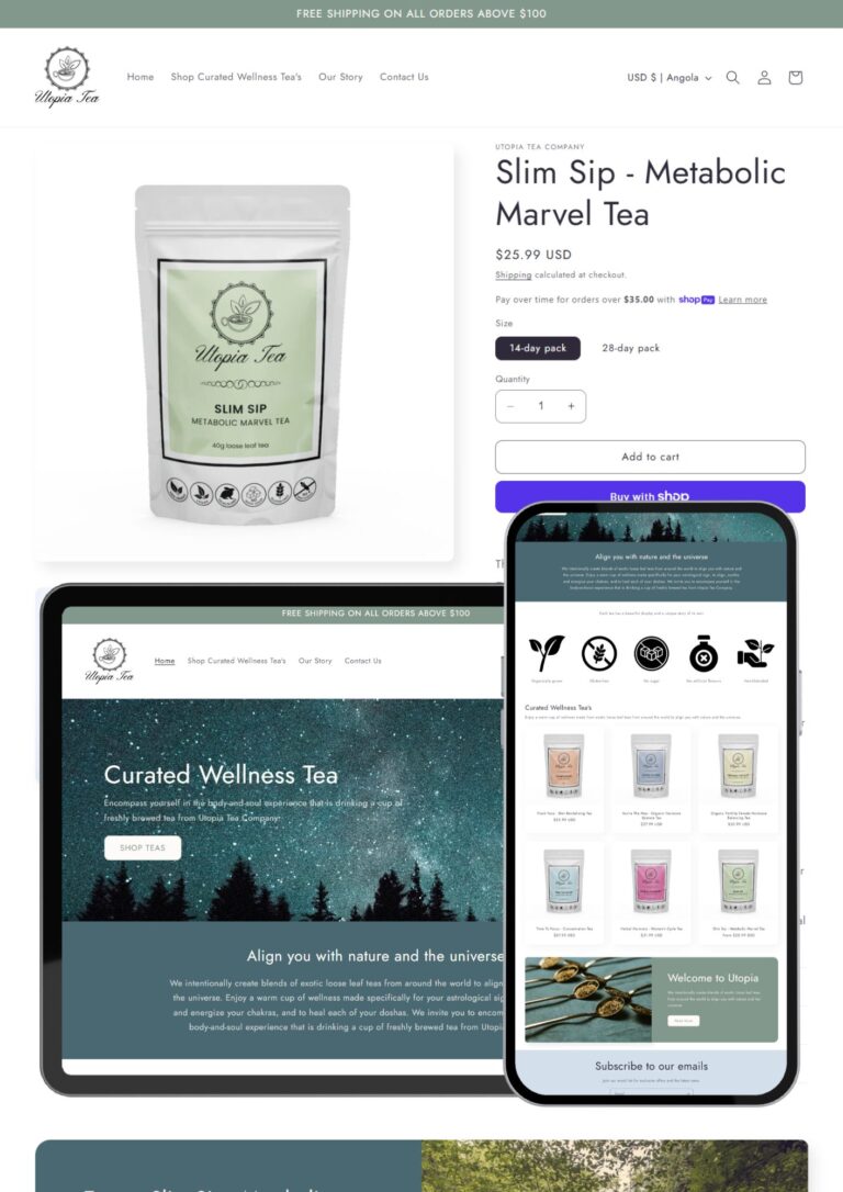 Astrology & Wellness Tea Store